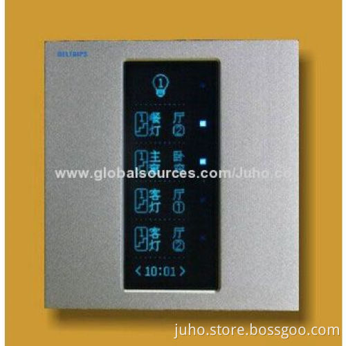 Intelligent Hotel Touch Screen Electronic Outdoor Switch with 110-240V AC, 50/60Hz Operating Voltage